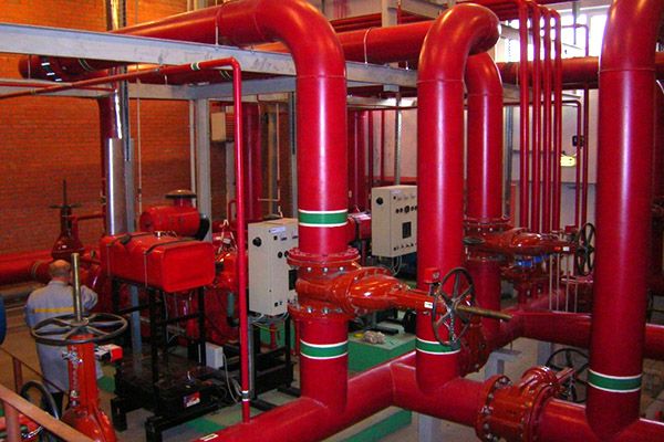 Монтаж внутреннего противопожарного водоснабжения водопровода (ВПВ)
